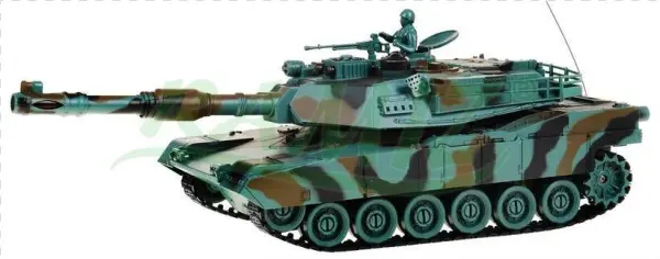 Zdalnie Sterowany Czołg M1a2 Kamuflaż Leśny Bitwa
