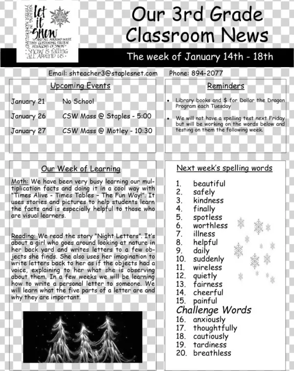 3rd Grade News - News