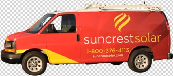 Chevy Van Wrap 3m Vehicle Wrap For Suncrest Solar Fleet - Stop