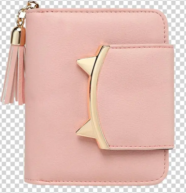 Cleopatra - Wallet - Kitty Hub - Women's Vegan Leather Trifold Wallet W/ Cat Ears Closure