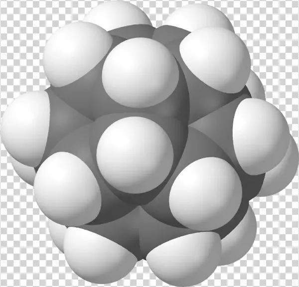 Dodecahedrane 3d Vdw - Dodecahedrane