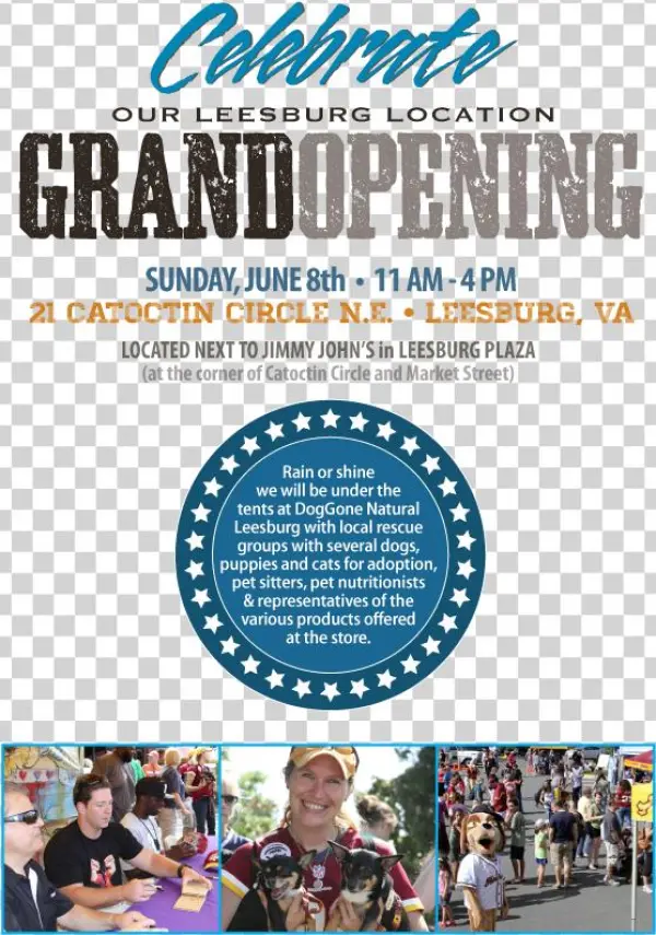 He's Coming To Our Grand Opening Party In Leesburg
