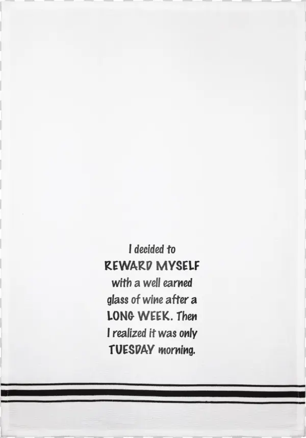 La Trading Co - La Trading Co. Reward Myself Luxe Waffle Kitchen Towel