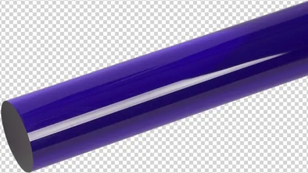 Acrylic Extruded Purple 1918 Rod - Pipe