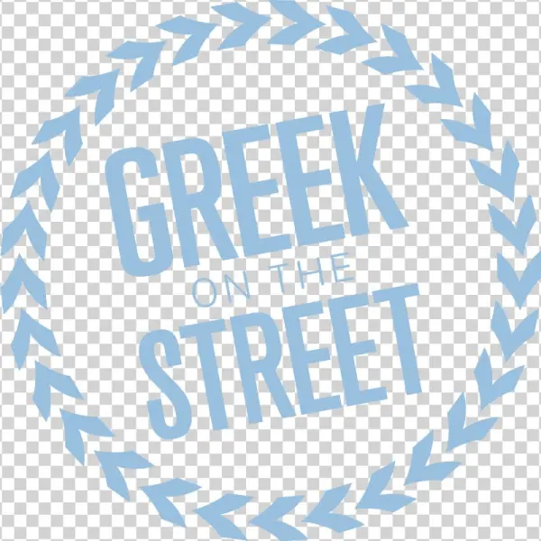 Greek On The Street Logo - Green Card