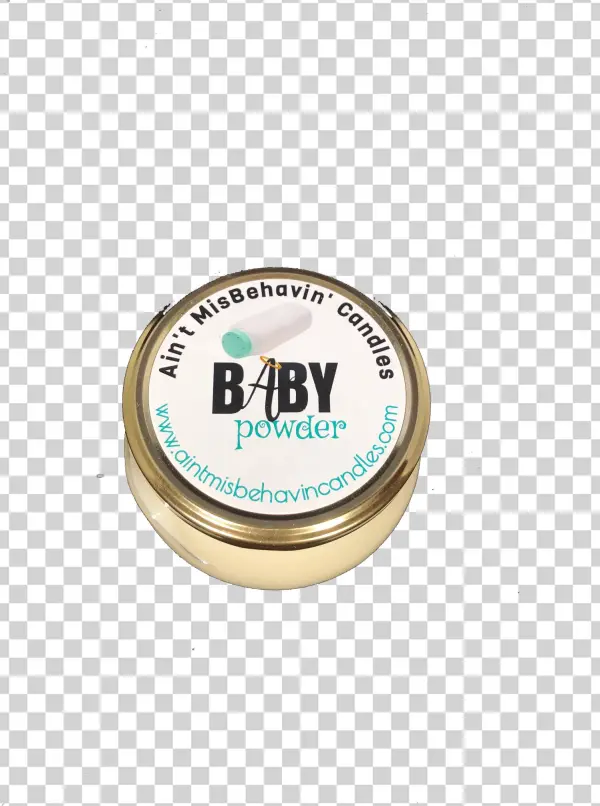 Image Of Baby Powder Candle - Circle