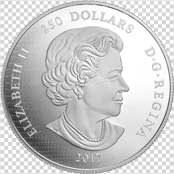 In The Eyes Of The Timber Wolf - 2014 Fine Silver 20 Dollar Coin - The Seven Sacred