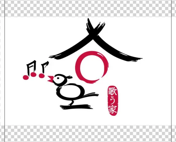 Logo In The Style Of Japanese Calligraphy