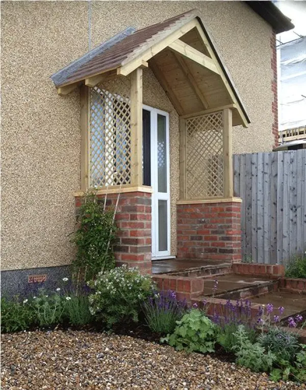 Porch And Fencing, Sutton - Cottage