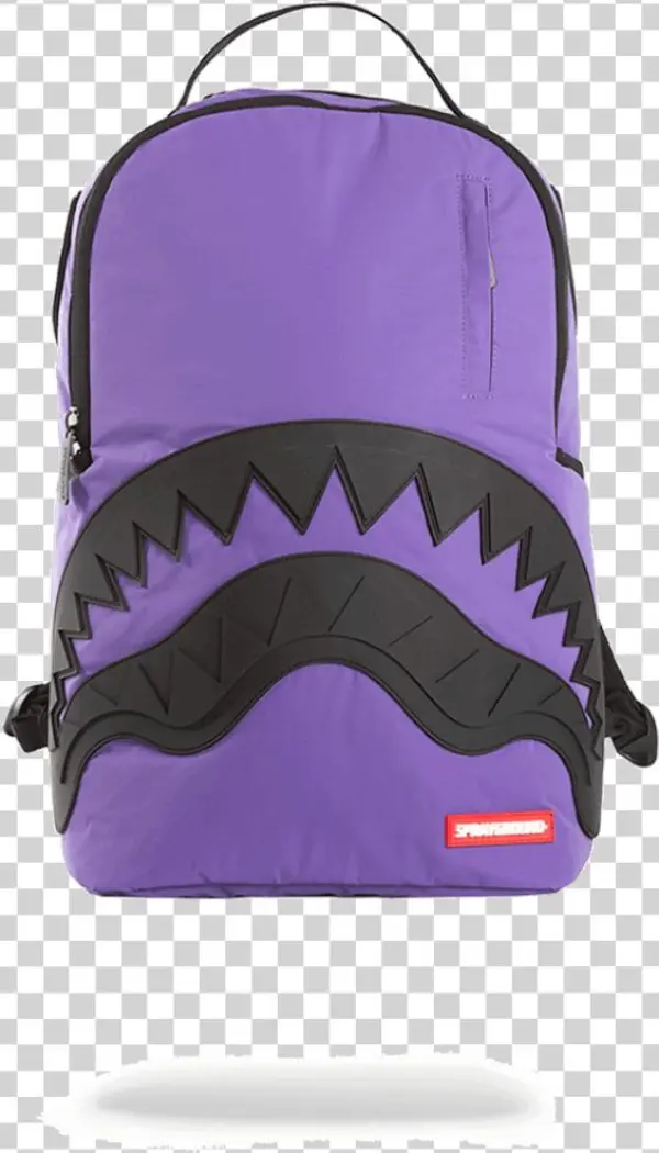 Purp 3m Purpleblackrubbershark Front 9376908b 13a5 - Sprayground Morado