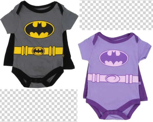 Purple Batgirl Baby Superhero One-piece Costume Creepers