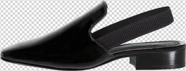 Rag & Bone Luis Patent Slingback In Black - Slingback