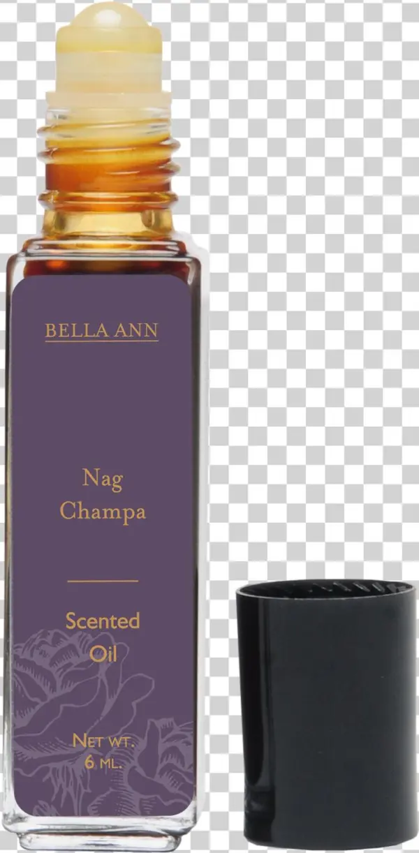 Roll On Bottle Of Body Oil In Nag Champa Scent - Plumeria Premium Grade Fragrance Oil - 10ml - Scented