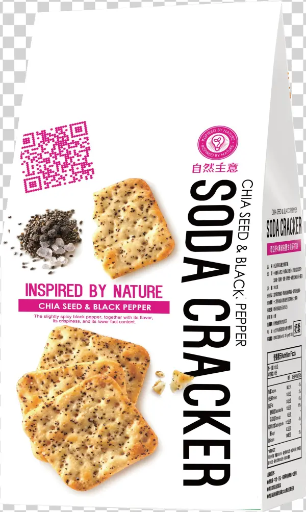 奇亞籽x黑椒鹽岩-chia Seed & Black Pepper Soda Cracker