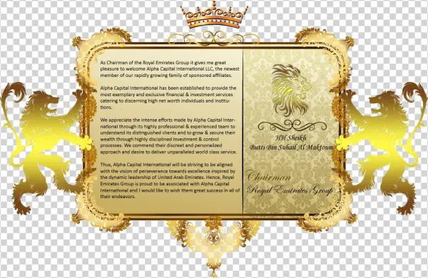 Chairman-royal Emirates Group Message