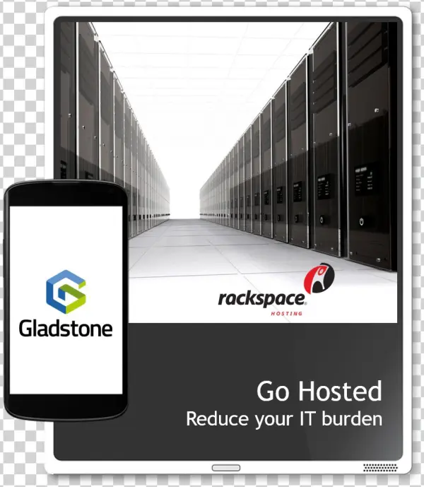 Go Hosted Image With Rackspace Logo