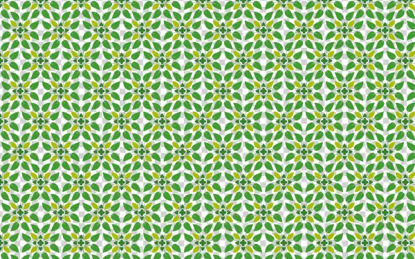 Green Floral Ornament