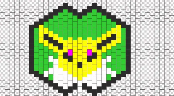 Jolteon Mask Bead Pattern