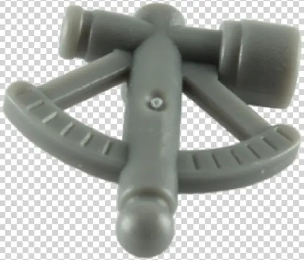 Lego Minifig Sextant Lego Dark Stone Gray Minifig Sextant