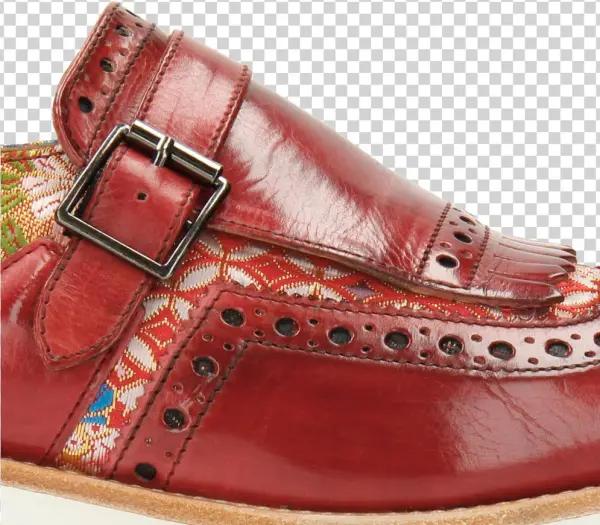 Monks Eddy 1 Textile Glory Rich Red