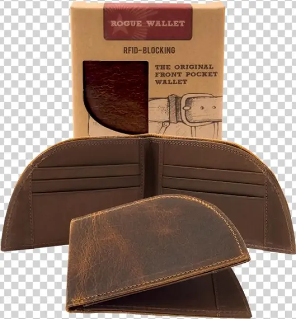 Moose Leather Front Pocket Wallet