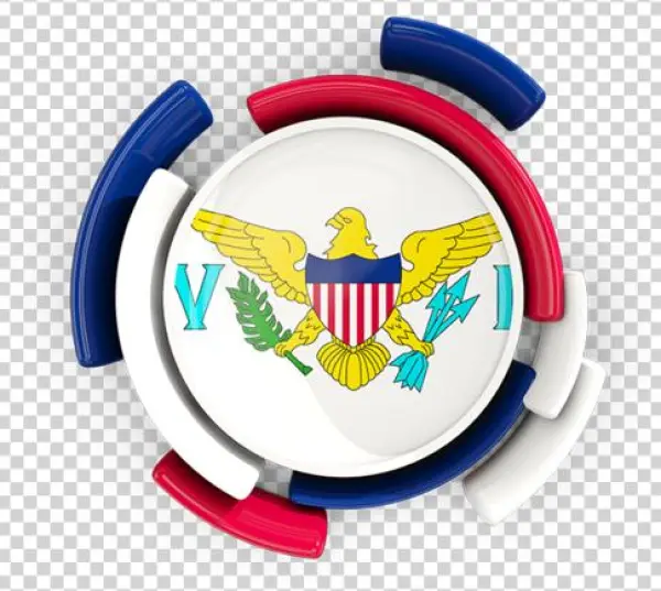 Round Flag With Pattern