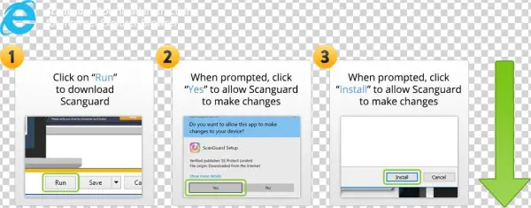 Scanguard Download Overlay For Ie
