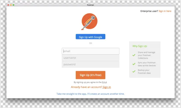 Sign Up With Email Or Google
