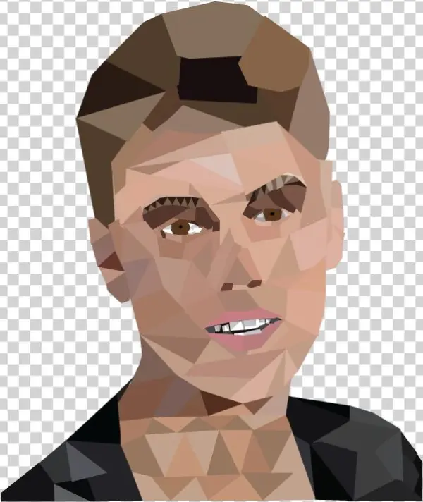 Sophia's Justin Bieber Low Poly Project