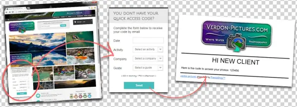 Then Click The "send" Button