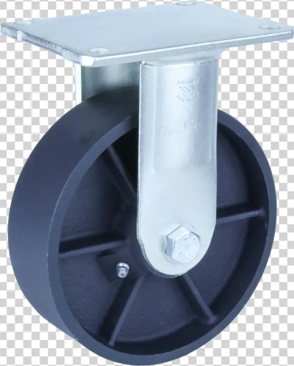Wci150/hzf 250kg Zinc Castor Fixed N/a Cast Iron 150mm