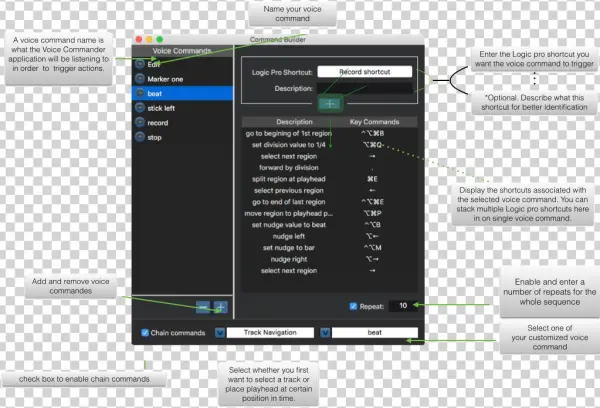 Command Builder Window