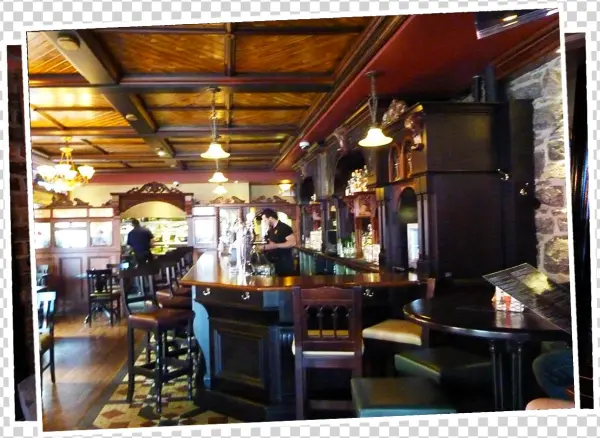 Dark Wooden Bar