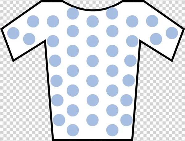 Jersey Light Blue Dots