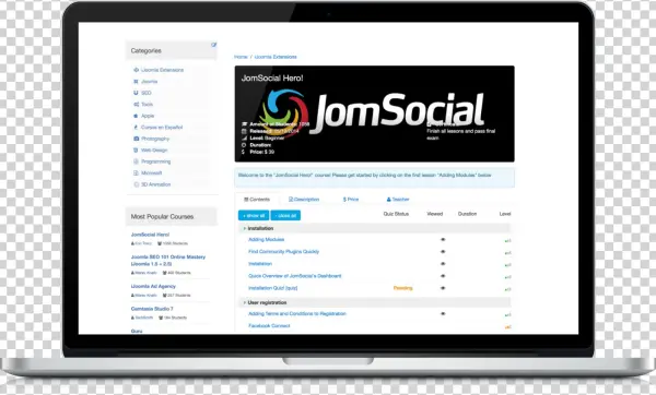 Joomla Lms Course Example