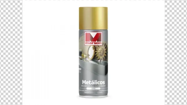 Spray Esm Metalizado Dorado 485ml Marson