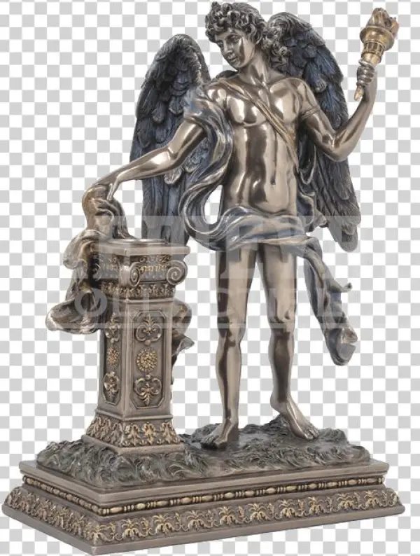 Angel Holding Torch Statue