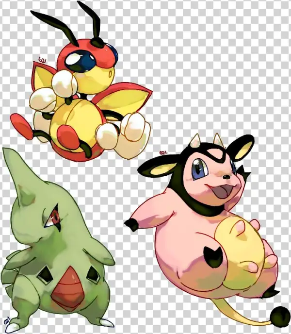 Larvitar, Miltank, And Ledian