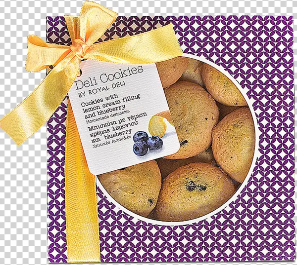 Lemon Cream & Blueberry Filled Cookies