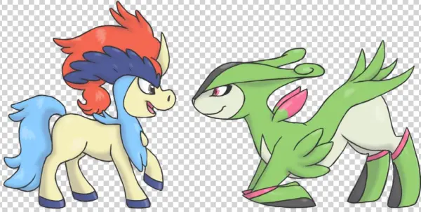 Virizion And Keldeo By Neothebean