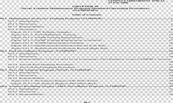 Chapter 10 Naval Aviation Maintenance Program