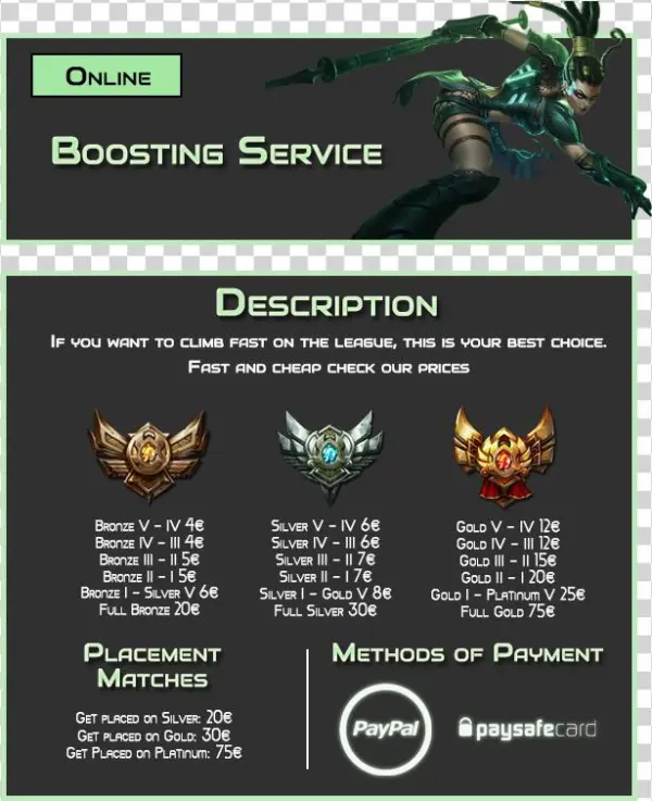 [euw] Hana's Eloboost A [bronze, Silver, Gold, Plat]