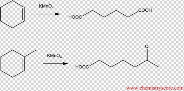 For The Oxidative Cleavage Of The Double Bond Of An