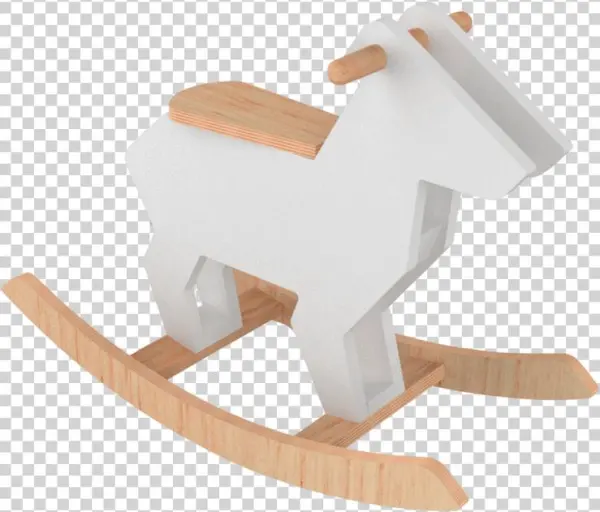 Gunter Mecedora Infantil De Madera