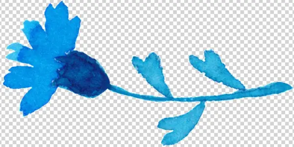 Holiday Card Flower Decoration Vector