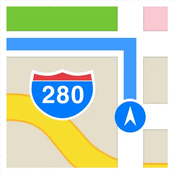 Map Iphone Icon Png
