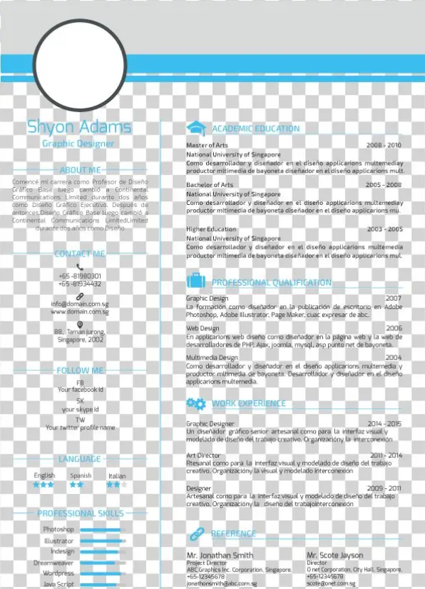 Modern, Elegant, Builder Resume Design For Premium