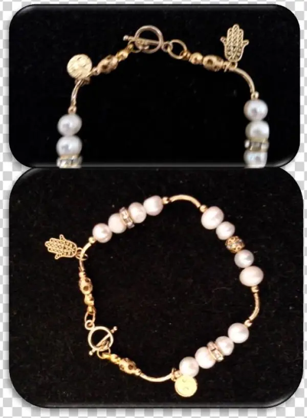Pulsera Perlas De Río, Dijes, Separadores, Argollas,
