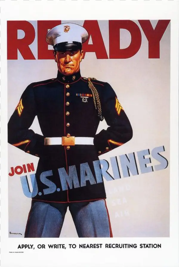 "ready - Join U - S - Marines" Poster - The Marine