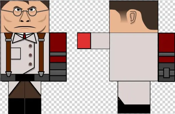 The Finished Papertoy Should Resemble This